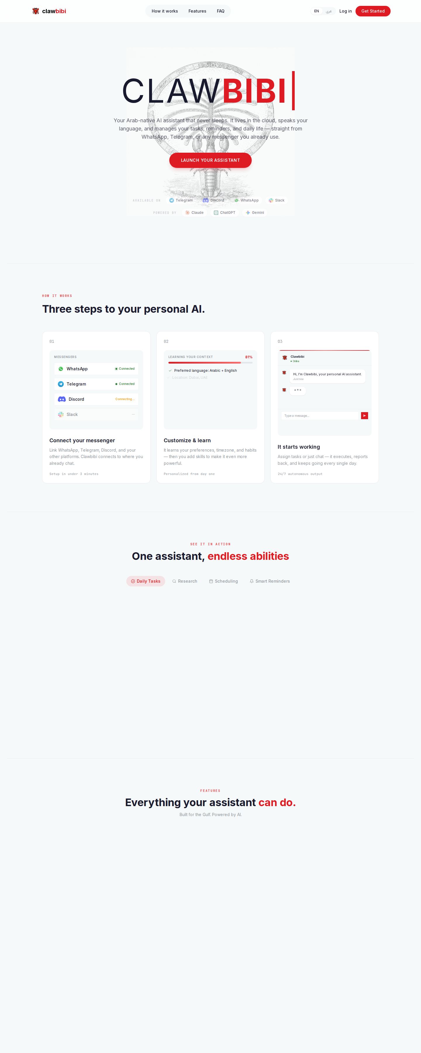 Clawbibi website